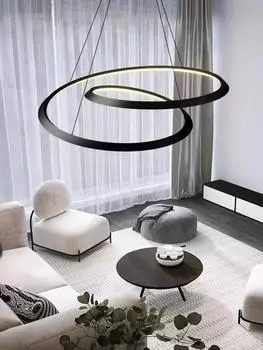 Современная светодиодная подвесная люстра для гостиной, столовой, спальни, прохода, украшения дома, подвесная лампа, светильник, люстра Cold White(no RC)