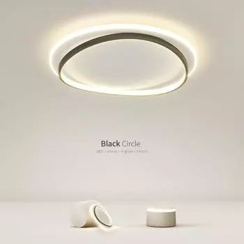 Современная светодиодная потолочная люстра для спальни, гостиной, столовой, черное золото, украшение для дома, внутреннее освещение, светильники, блеск Warm White(no RC)