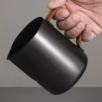 Современная удобная ручка, гладкий твердый эспрессо, кофе, капучино, латте арт, кувшин для бариста, кухонные гаджеты, кувшин для вспенивания молока 600ML