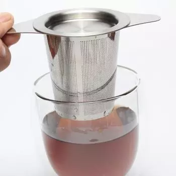 Современная высокотемпературная фильтрация, легкая кружка для воды, фильтр для заварки листового чая, кухонные принадлежности, крученый чай серебряный