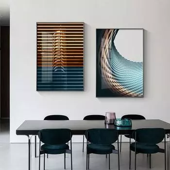 Современное архитектурное искусство, холст, живопись, постеры и принты, лаконичный домашний декор, настенные художественные фотографии для гостиной, спальни, прохода 21cm30cm NoFrame