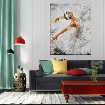 Современное балетное искусство, танцовщица, холст, картины, постеры и принты, настенные картины для гостиной, украшение стен дома, Cuadros 20x30cm