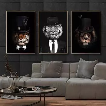 Современное граффити, искусство, холст, настенная живопись, печать на холсте, гостиная 21cm30cm NoFrame