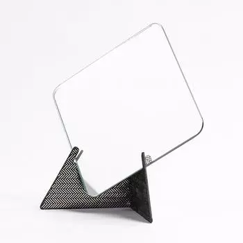 Современное косметическое зеркало, легкие роскошные кожаные металлические украшения для туалетного столика в спальне, модель гостиной, дизайнерские мягкие украшения