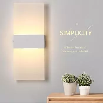 Современное креативное украшение настенного светильника для прикроватного прохода в спальне внутреннего настенного светильника
