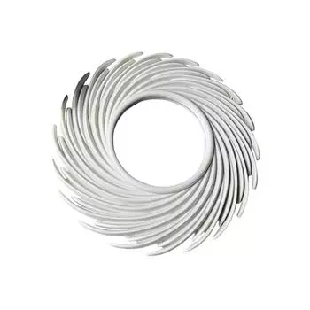 Современное настенное зеркало, круглое зеркало для макияжа, для украшения дома чёрный