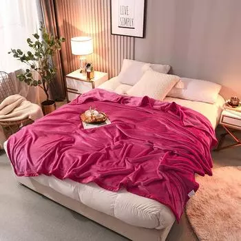 Современное однотонное одеяло, удобное и уютное, легкое, супермягкое одеяло для дома, дивана, кровати, покрывала для путешествий, кемпинга 90x100cm (35x39in)