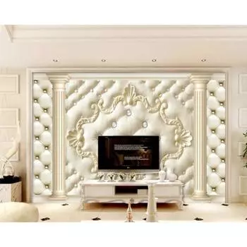 Современные 3D Креативные Обои Большие 3D Мягкие Обои На Стену Гостиная Декорированные Обои Для Стен 200 cm(W) x 140 cm(H)