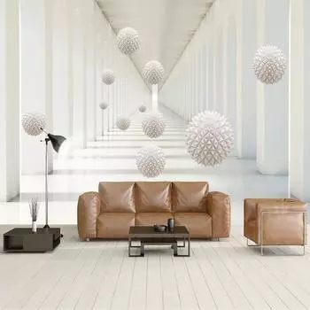 Современные 3D стерео сферические геометрические абстрактные космические настенные обои для гостиной, ТВ, дивана, фоновые обои 200 cm(W) x 140 cm(H)