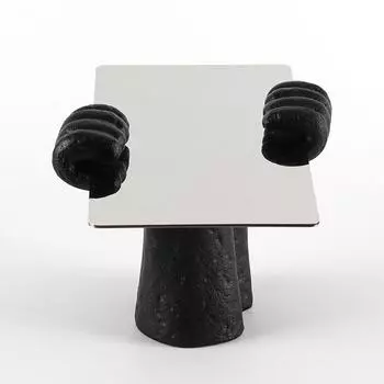 Современные абстрактные дизайнерские руки держат поднос, гостиная журнальный столик модель комнаты мягкое украшение креативное хранение украшений