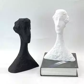 Современные абстрактные фигуры, скандинавское искусство, скульптуры из смолы, мягкие украшения для офисов продаж, украшения для входа