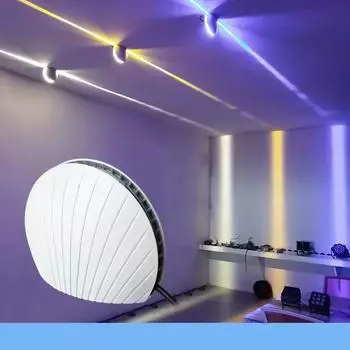 Современные алюминиевые настенные светильники для гостиной, окна, прихожей, для внутреннего и наружного использования, 10 Вт Warm white