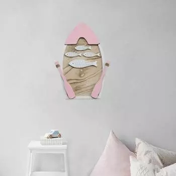 Современные бутылки вина Элегантная настенная лодка для украшения интерьера дома синий