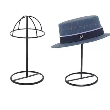 Современные держатели для шляп из проволоки, прочные металлические подставки для шляп, настольный держатель для шляп, элегантная стойка для хранения белый