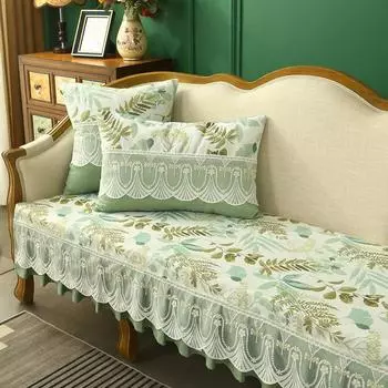 Современные европейские чехлы для диванов, четыре сезона, универсальная подушка для дивана, чехол в пасторальном стиле, украшение для дома, секционный чехол для дивана 65x65