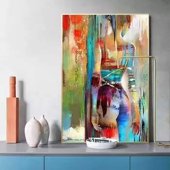 Современные граффити, секс, обнаженная леди, женщины, обнаженные девушки, плакат, абстрактные декоративные картины, холст, настенные художественные фотографии, домашний декор для спальни 21x30cm No Framed