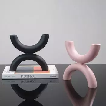 Современные и простые скандинавские минималистские полукруглые геометрические сращивающиеся орнаменты цветочные вставки модель дома офис продаж мягкие украшения