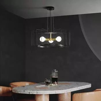 Современные классические подвесные светильники Lustre для спальни, столовой, ресторана, лофта, винтажные металлические длинные подвесные люстры с веревкой without bulb