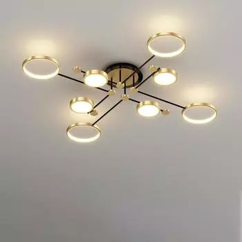 Современные креативные люстры для гостиной, спальни, кухни, светодиодные потолочные светильники, внутреннее освещение, декоративные светильники, потолочные лампы changeable