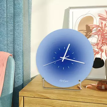 Современные круглые настенные часы для стильного домашнего декора style B