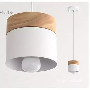 Современные люстры E27 Железные люстры Скандинавские деревянные люстры Украшение интерьера Гостиная Кафе Отель Ресторан