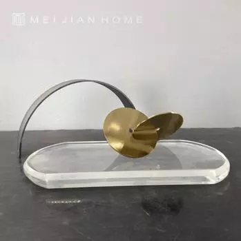 Современные металлические дисковые украшения, овальный хрустальный поднос, винный шкаф, мебель для ресторана, китайская модель, мягкие украшения для комнаты