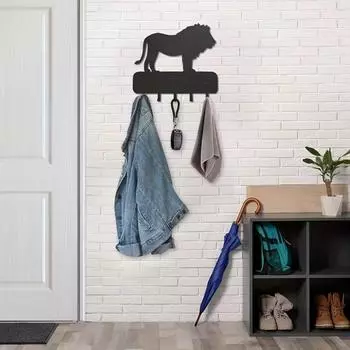Современные металлические настенные крючки для ключей - настенный держатель для прихожей, входа, ванной комнаты или шкафа. Стильный декор комнаты и дома бронзовый