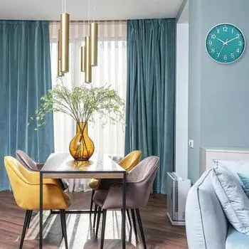 Современные модные настенные часы Простые модные настенные часы без тиканья для детской комнаты Гостиная Домашний декор