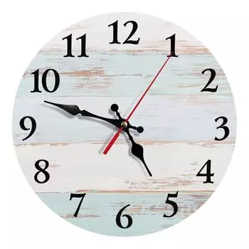 Современные настенные часы 10 дюймов в винтажном стиле с большими цифрами на батарейках, легко читаемые деревянные декоративные часы, товары для домашнего офиса
