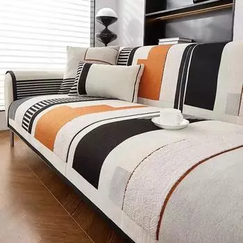 Современные однотонные зимние шерстяные диванные полотенца из овечьей шерсти, утолщенные плюшевые, мягкие и гладкие чехлы для диванов для гостиной, противоскользящие чехлы для диванов 70x70cm