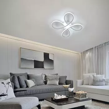 Современные потолочные светильники Светодиодные потолочные светильники Цветочные потолочные светильники для ресторана, отеля, спальни, гостиной, освещения