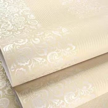 Современные простые 3D стерео гостиная белые вертикальные полосы нетканые обои европейские обои для ТВ фон бежевый