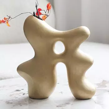 Современные простые европейские геометрические полые художественные украшения креативные цветочные принадлежности модель дома офис продаж книжные шкафы вазы ювелирные украшения