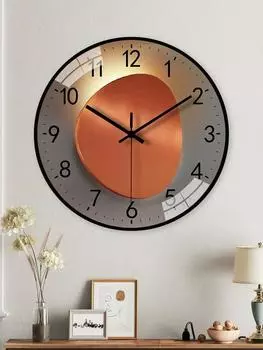 Современные простые модные настенные часы, бесшумные, не тикающие, настенные часы для украшения стен гостиной, спальни, кухни 8 inch