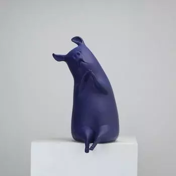 Современные простые мультяшные смоляные украшения в виде поросенка для гостиной, кабинета, украшения для детской комнаты, модные миланские легкие украшения