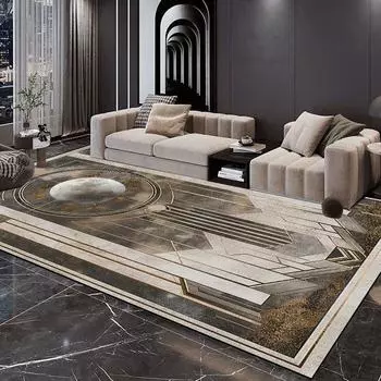 Современные роскошные ковры для украшения гостиной, домашние ковры, большой декор для спальни, противоскользящий коврик, удобный коврик для балкона, можно стирать 60x90cm 23.6x35.4in