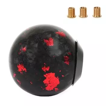 Современные ручки переключения передач из углеродного волокна, удобные ручки переключения передач, рычаг переключения передач, запасная часть для автомобиля с автоматической коробкой передач красный