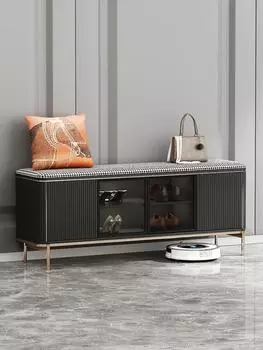 Современные шкафы для обуви, скамейка для прихожей, роскошный органайзер, полка для обуви, бытовая мебель для дома в скандинавском стиле