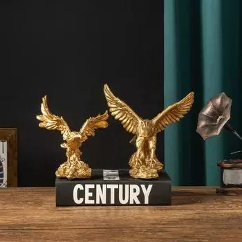 Современные скандинавские фигурки животных из смолы, орлы, статуи ястреба, художественные промыслы, скульптуры, украшения для дома, гостиной, офиса