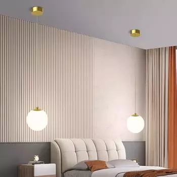 Современные стеклянные светодиодные подвесные светильники в скандинавском стиле для гостиной, спальни, внутреннее освещение, ресторан, бар, домашний декор, подвесной светильник Warm White