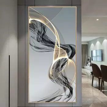 Современные светлые роскошные абстрактные картины на холсте на стене, художественные постеры и принты, скандинавские художественные картины, домашний декор, Куадрос 20x40cm