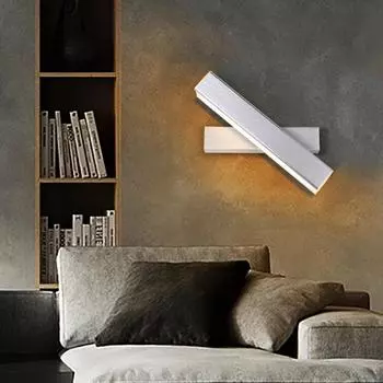 Современные светодиодные настенные светильники, вращающиеся настенные бра для спальни, гостиной, настенные бра для помещений, светильники, люстра Warm White (2700-3500K)