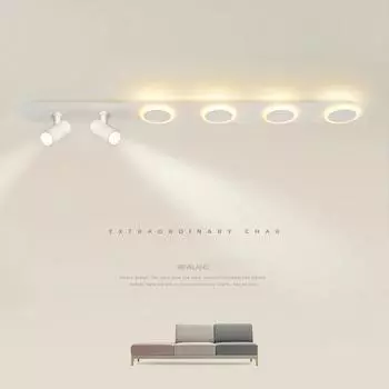 Современные светодиодные потолочные люстры с точечным освещением для прохода, гостиной, столовой, спальни, интерьера, домашнего декора, светильники Warm White(no RC)