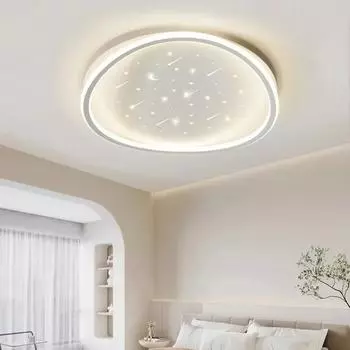 Современные светодиодные потолочные светильники для гостиной, столовой, детской спальни, потолочные светильники со звездным небом, внутреннее освещение для домашнего декора Cold White(no RC)