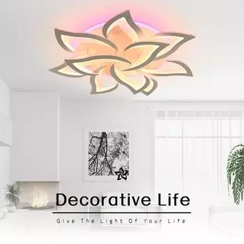 Современные светодиодные потолочные светильники для гостиной, спальни, светодиодные потолочные светильники, белая акриловая люстра, кухонные подвесные светильники