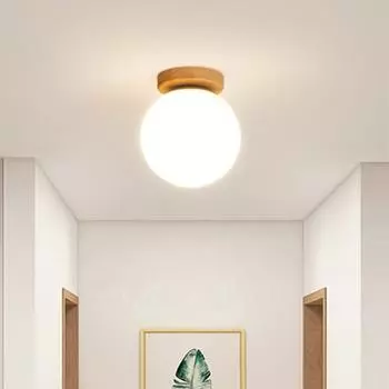 Современные светодиодные потолочные светильники Потолочные светильники для прохода Внутренние светильники Прихожая Балкон Проход Спальня Офис Люстра Установка No light bulb