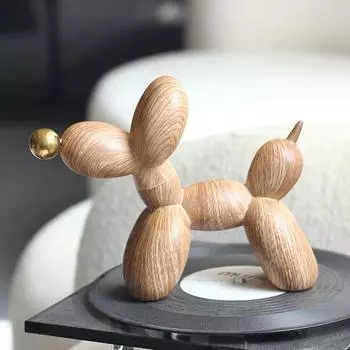 Современные украшения для дома Детская комната Гостиная Прихожая Тумба под телевизор Интернет Знаменитости Креативный Деревянный Зерно Свет Роскошь Шары Украшения для собак