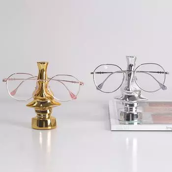 Современные украшения в оправе для очков медного цвета, письменный стол, тумбочка для спальни, мягкая мебель в стиле «образцовая комната»