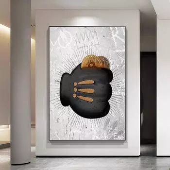 Современные вдохновляющие плакаты, напечатанные картины, платные картины на холсте, стены гостиной, дома искусства 21cm30cm NoFrame