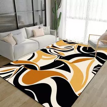 Современный абстракционизм ковер украшение гостиной роскошный светлый ковер большая площадь спальня удобный мягкий коврик нескользящий коврик для гостиной 60x90cm door mat